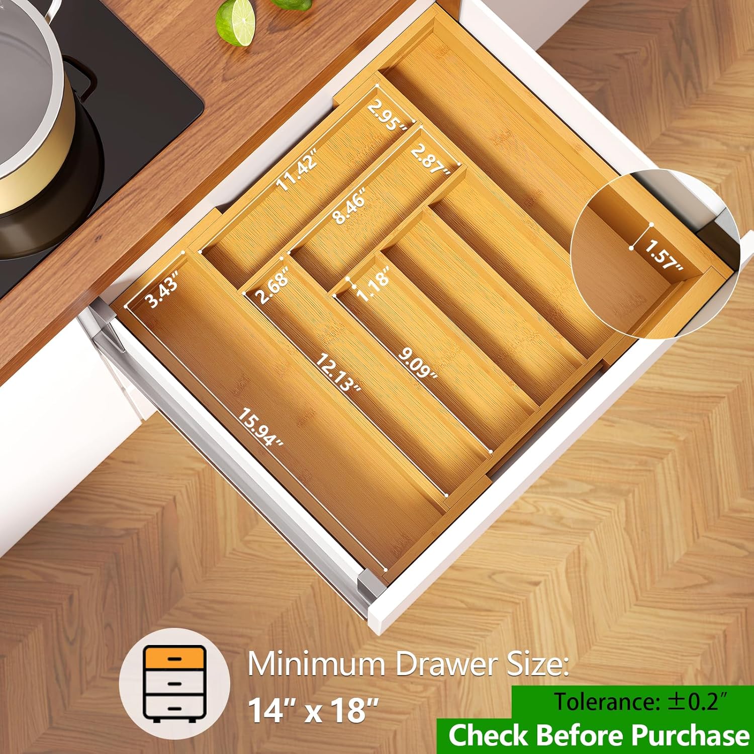 Expandable Drawer Organizer