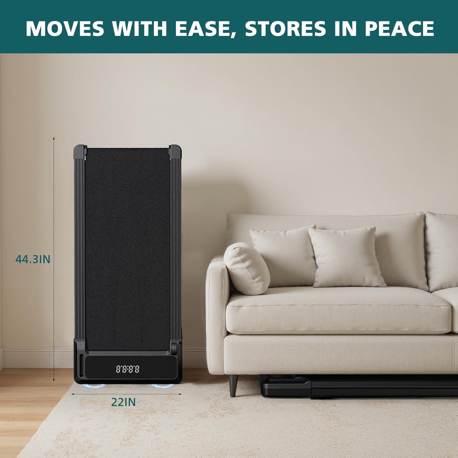 Under Desk Walking Pad Treadmill for Home & Office Use