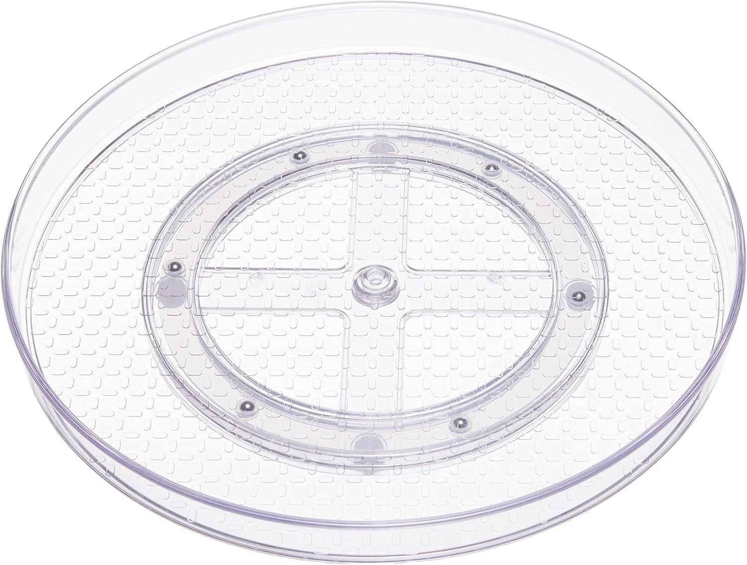 Clear Lazy Susan Turntable for Fridge, Pantry, or Countertop Organization