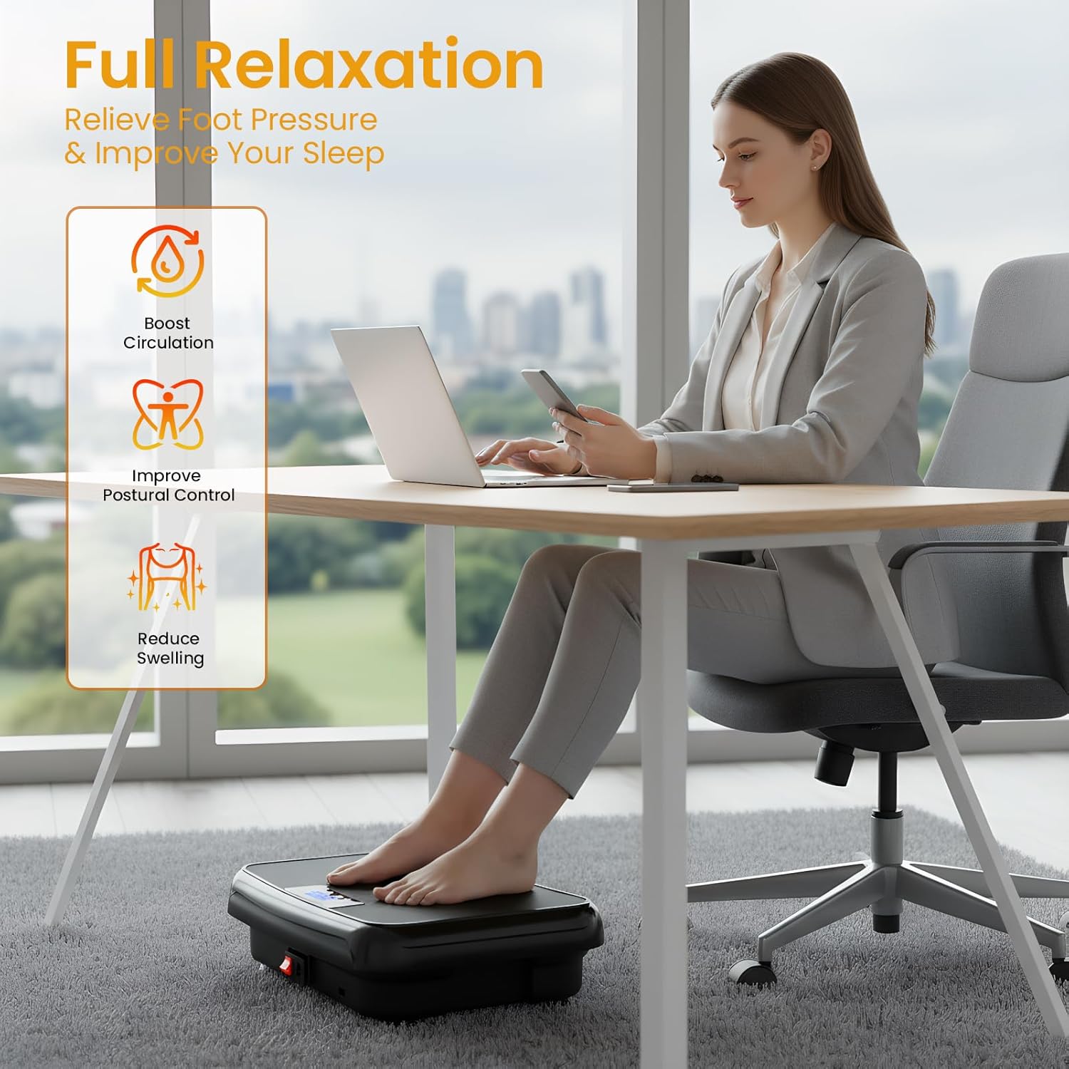 Vibration Plate Trainer for At-Home Fitness & Recovery