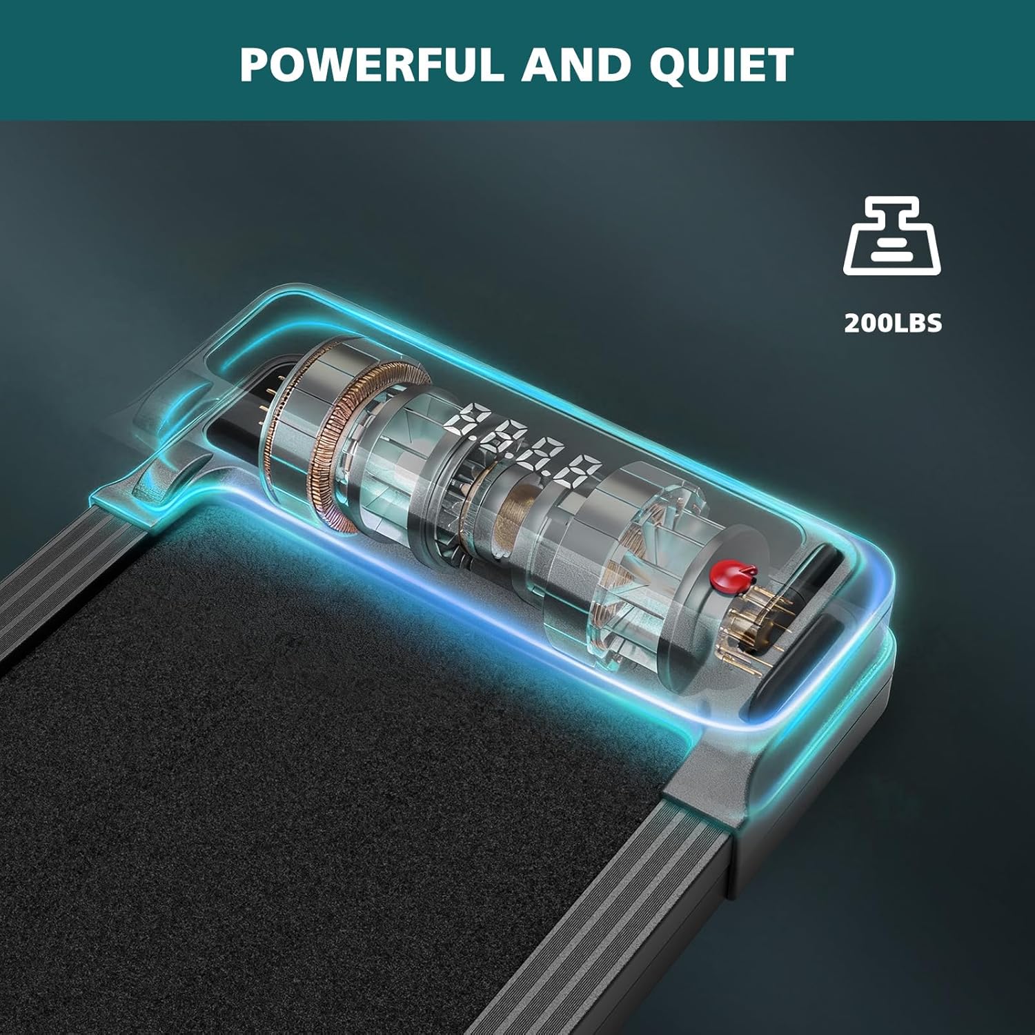 Under Desk Walking Pad Treadmill for Home & Office Use